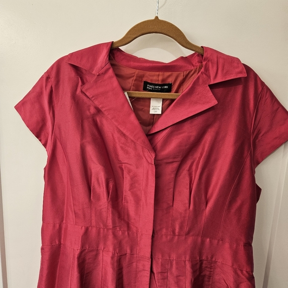 Vintage - Silk Taffeta Jones New York Fully Lined Dress - NWT - Picture 6 of 11